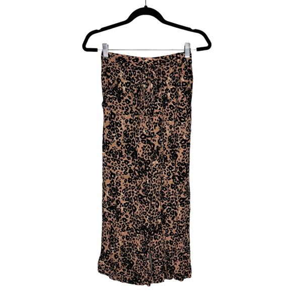Wilfred Aritzia Faun Pant Leopard Print - Picture 1 of 8